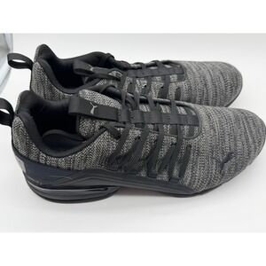 Puma Axelion Multi 19494701 Mens Black Canvas Athletic Running Shoes